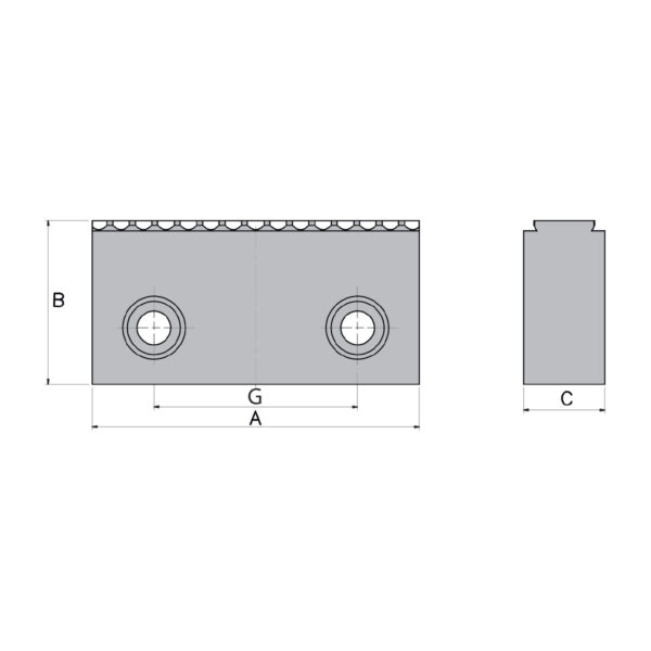 Produktbild Krallenbacken (Paar) für ATW-40 / ATD-460