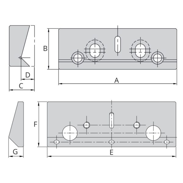 Produktbild Niederzugbacken (Paar) für HP-80 | MP-80