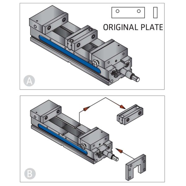 Produktbild Doppelspannstock ALD-60G/HV