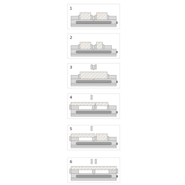 Produktbild Doppelspannstock ALD-60G/HV