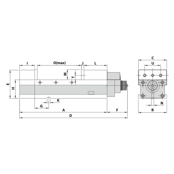 Produktbild Präzisionsschraubstock AVM-200G/HV
