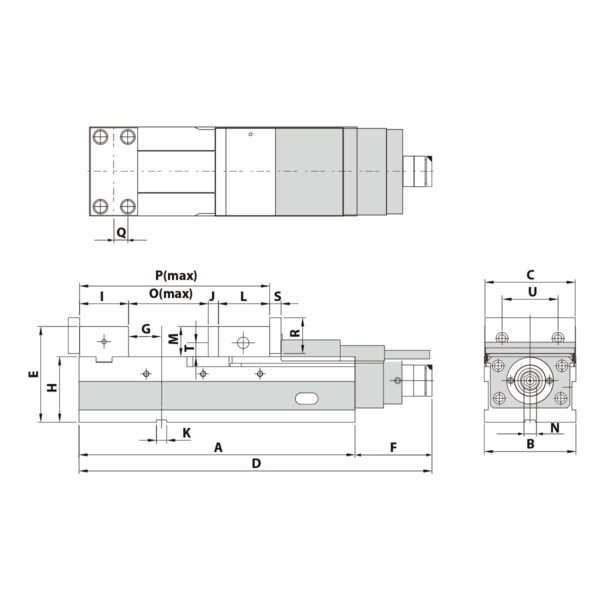 Produktbild Präzisionsschraubstock AVQ-100G/HV
