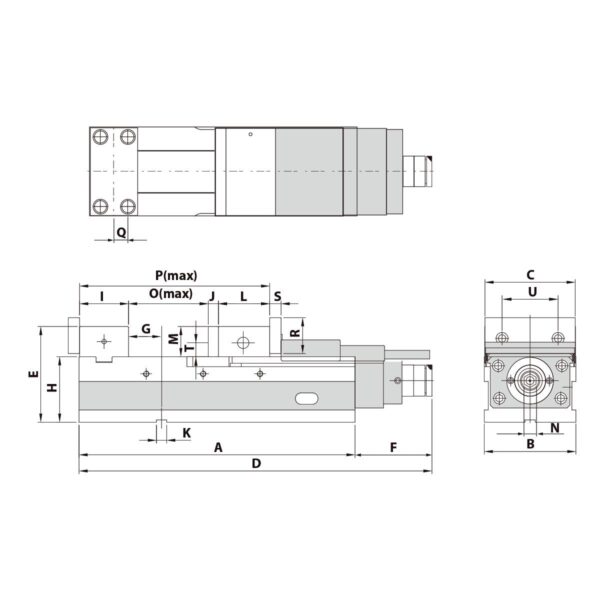 Produktbild Präzisionsschraubstock AVQ-200G/HV