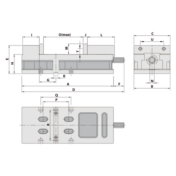 Produktbild Präzisionsschraubstock MG-60G/HV