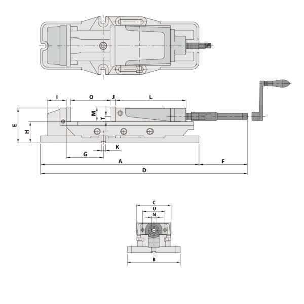 Produktbild Präzisionsschraubstock MP-50A