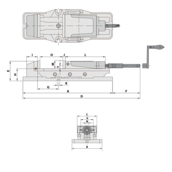 Produktbild Präzisionsschraubstock MP-80A