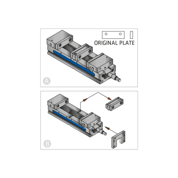 Produktbild Doppelspannstock TLD-40G/HV