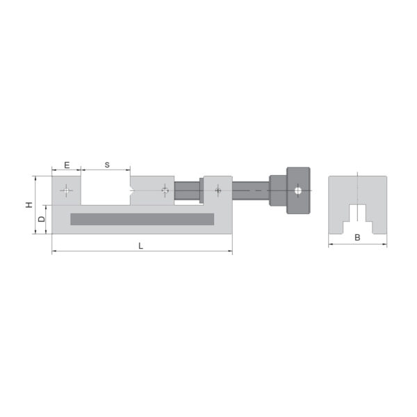 Produktbild Schleif- und Kontrollschraubstock m.S. 50mm
