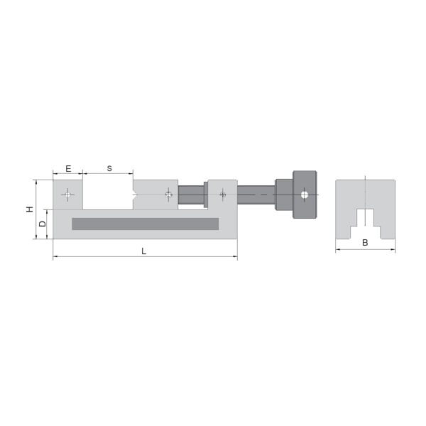 Produktbild Schleif- und Kontrollschraubstock m.S. 100mm