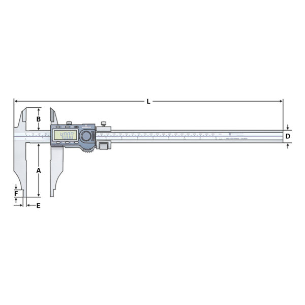 Produktbild Digital-Werkstatt-Messschieber | 0-1000mm