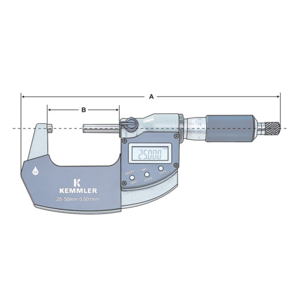 Produktbild Bügelmessschraube | digital | 125 - 150