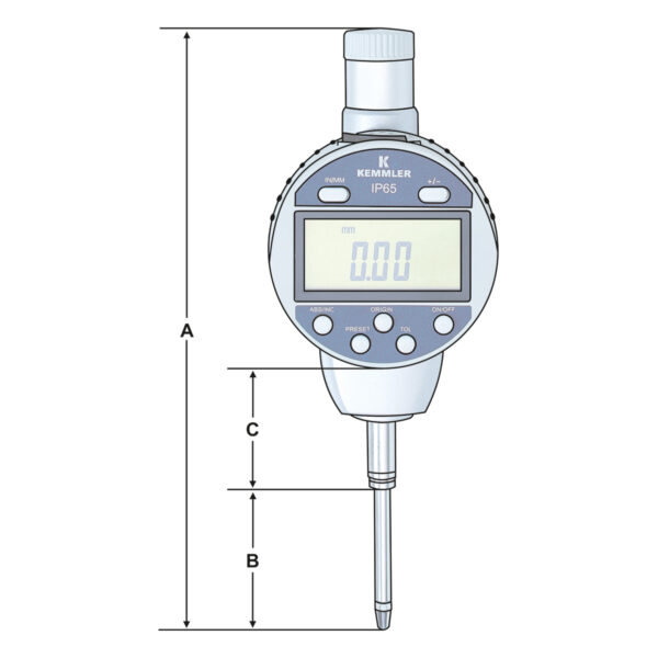 Produktbild Digitale Messuhr 0-25mm | 0,001mm
