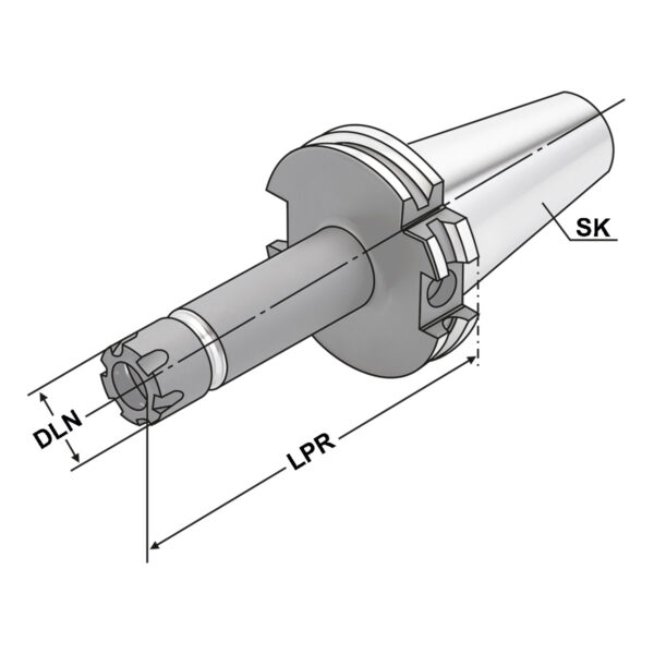 Produktbild Spannfutter SK 30-1/10-100 ER16 - Mini